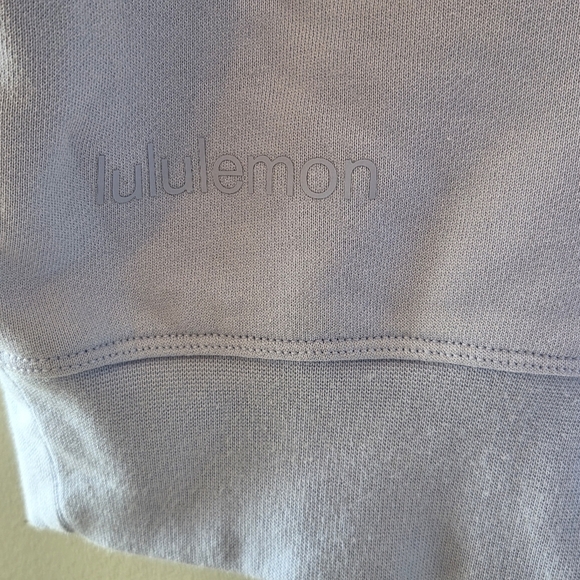 Lululemon Perfectly Oversized Crewneck Women's Light Purple Sweatshirt Size 20 - Picture 15 of 15